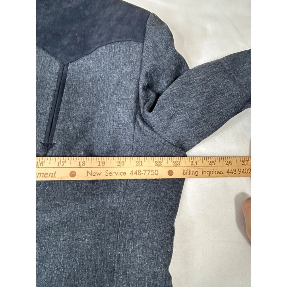 Circle S Dallas Texas Western Yoke Sports Coat Boise Blazer‎ Blue 48R Rockabilly